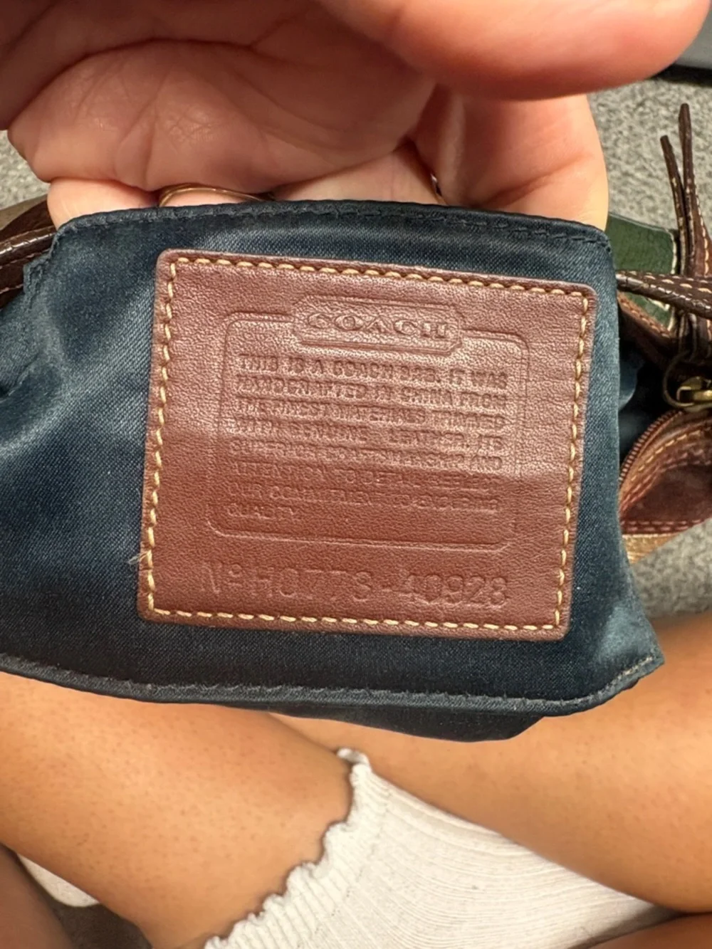 Vintage Coach Multicolor Patchwork Leather Mini Shoulder Bag 40928 - Picture 8 of 8